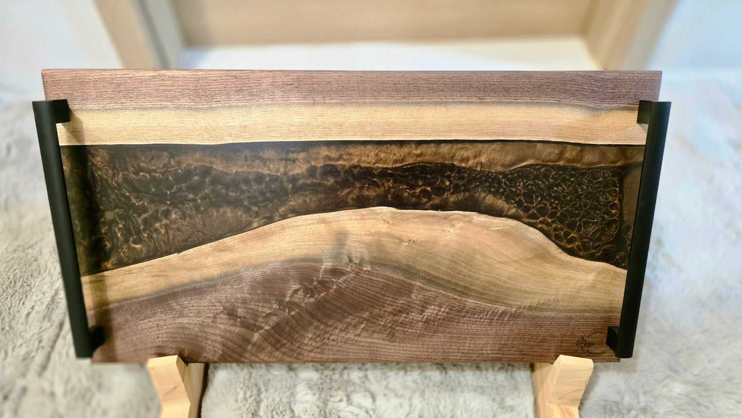 Handmade Serving Board with Handles