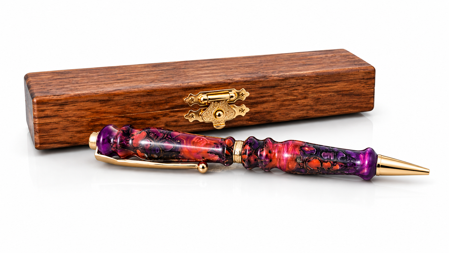 Luxury handmade writing instrument inspired by nature