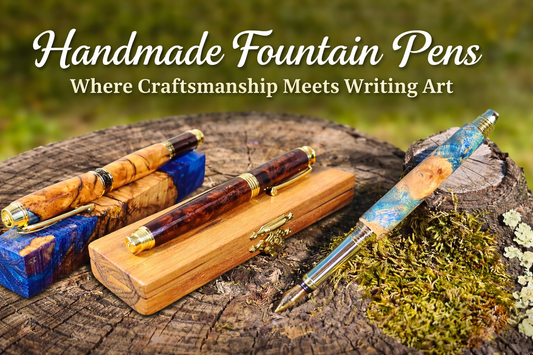 Handmade Fountain Pens – Where Craftsmanship Meets Writing Art