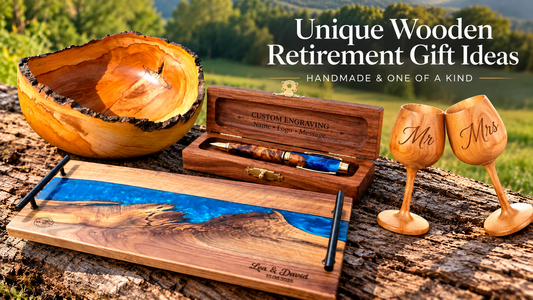 Unique Wooden Retirement Gift Ideas (Handmade & One of a Kind)