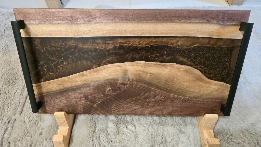 Handmade Serving Board with Handles