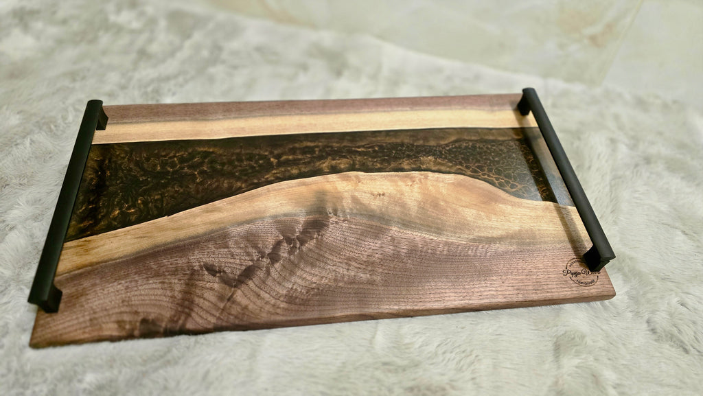 Handmade Serving Board with Handles