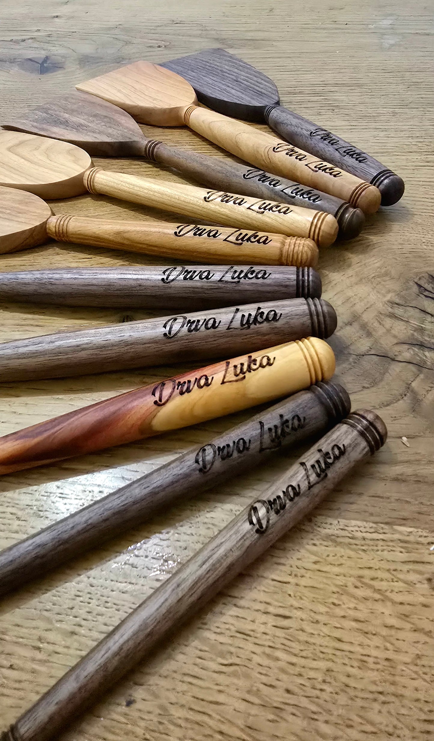 Handmade Wooden Cooking Spatula