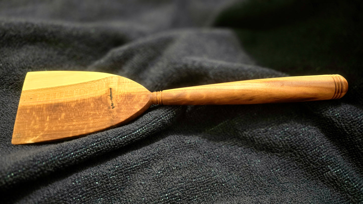 Handmade Wooden Cooking Spatula - Plum