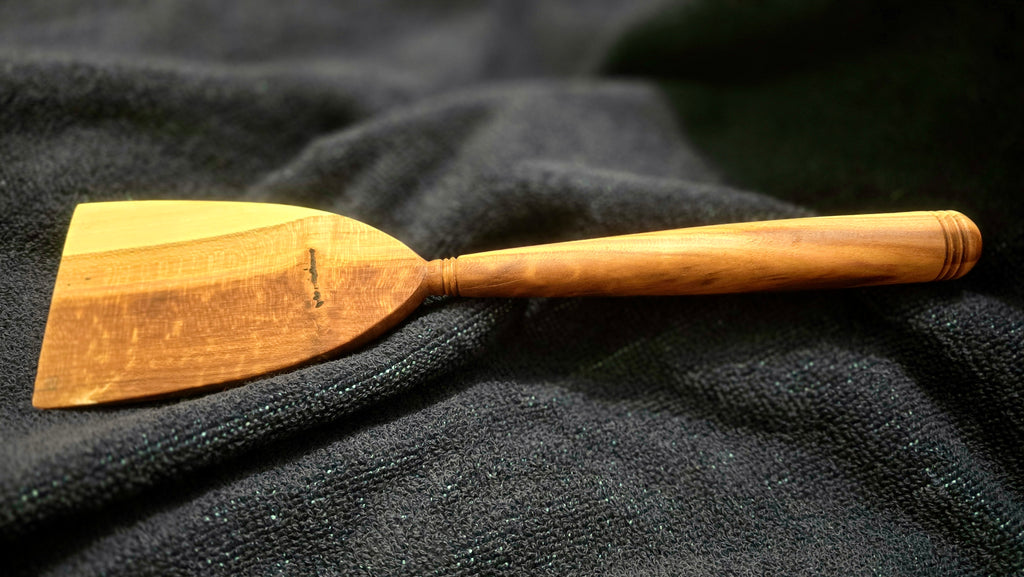 Handmade Wooden Cooking Spatula - Plum