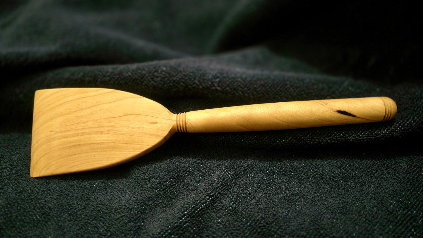 Handmade Wooden Cooking Spatula - Cherry