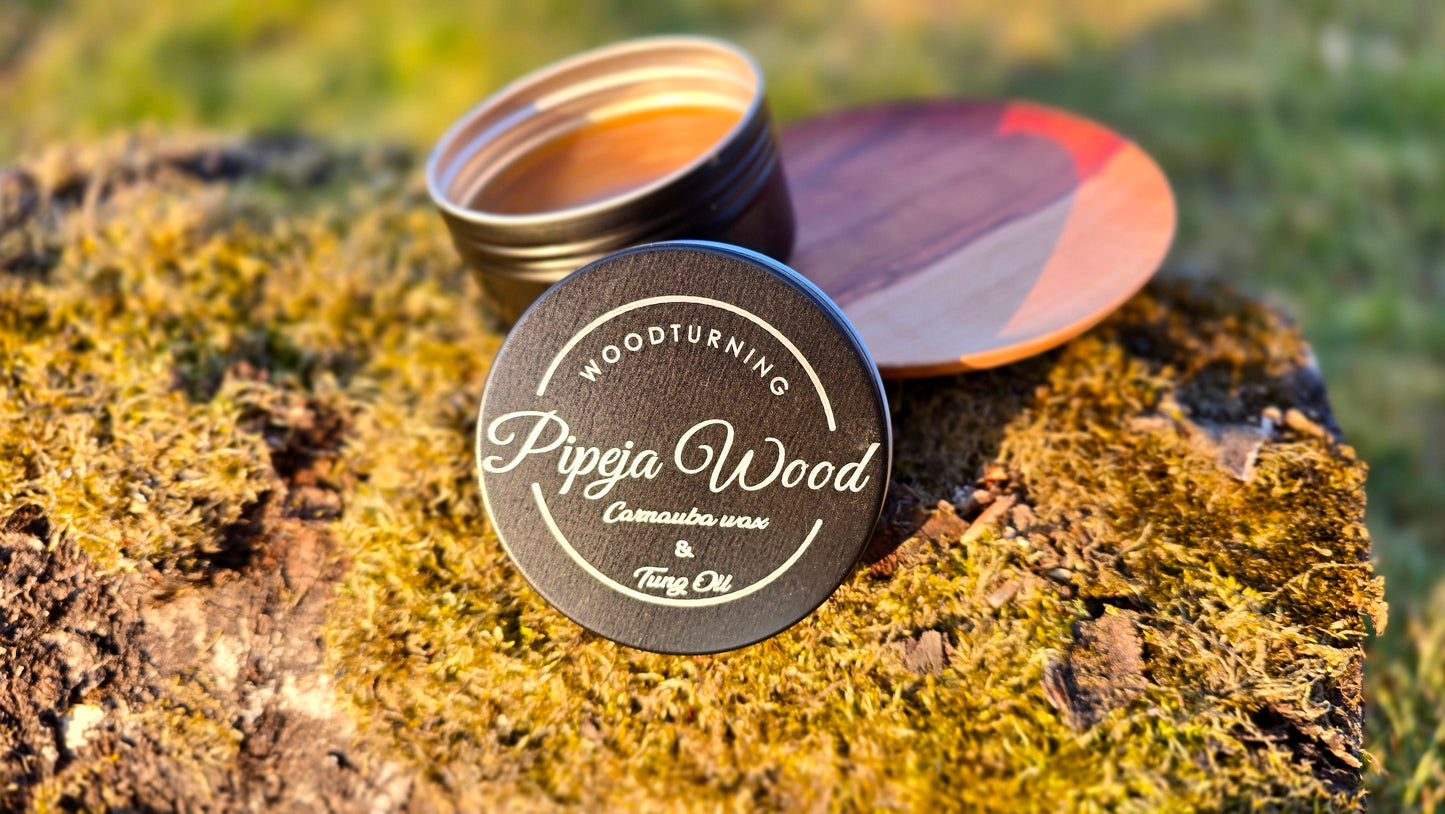 Natural Wood Wax – Organic Tung Oil & Carnauba Wax Finish
