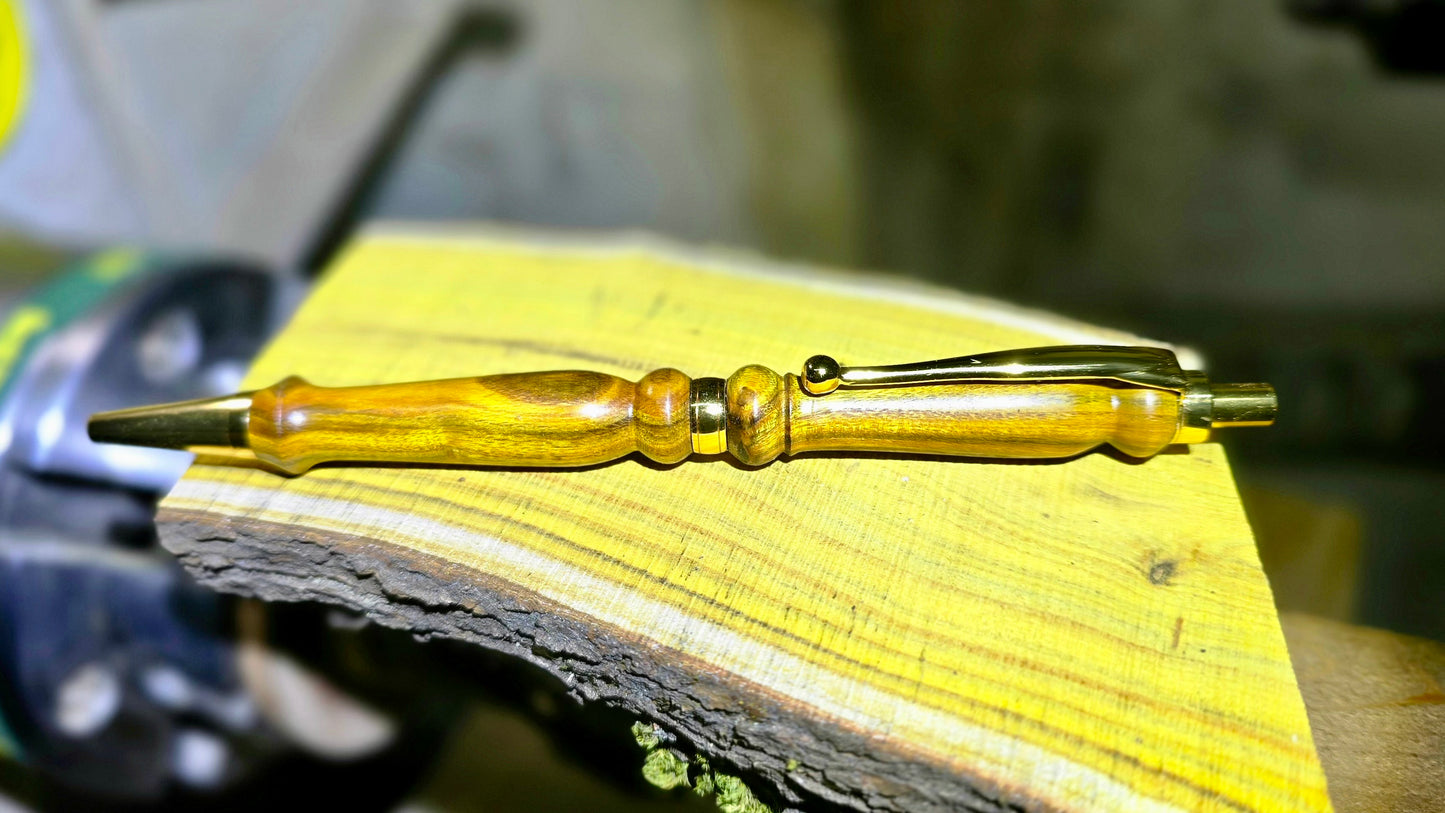 luxury handmade ballpoint pen rare hardwood design
