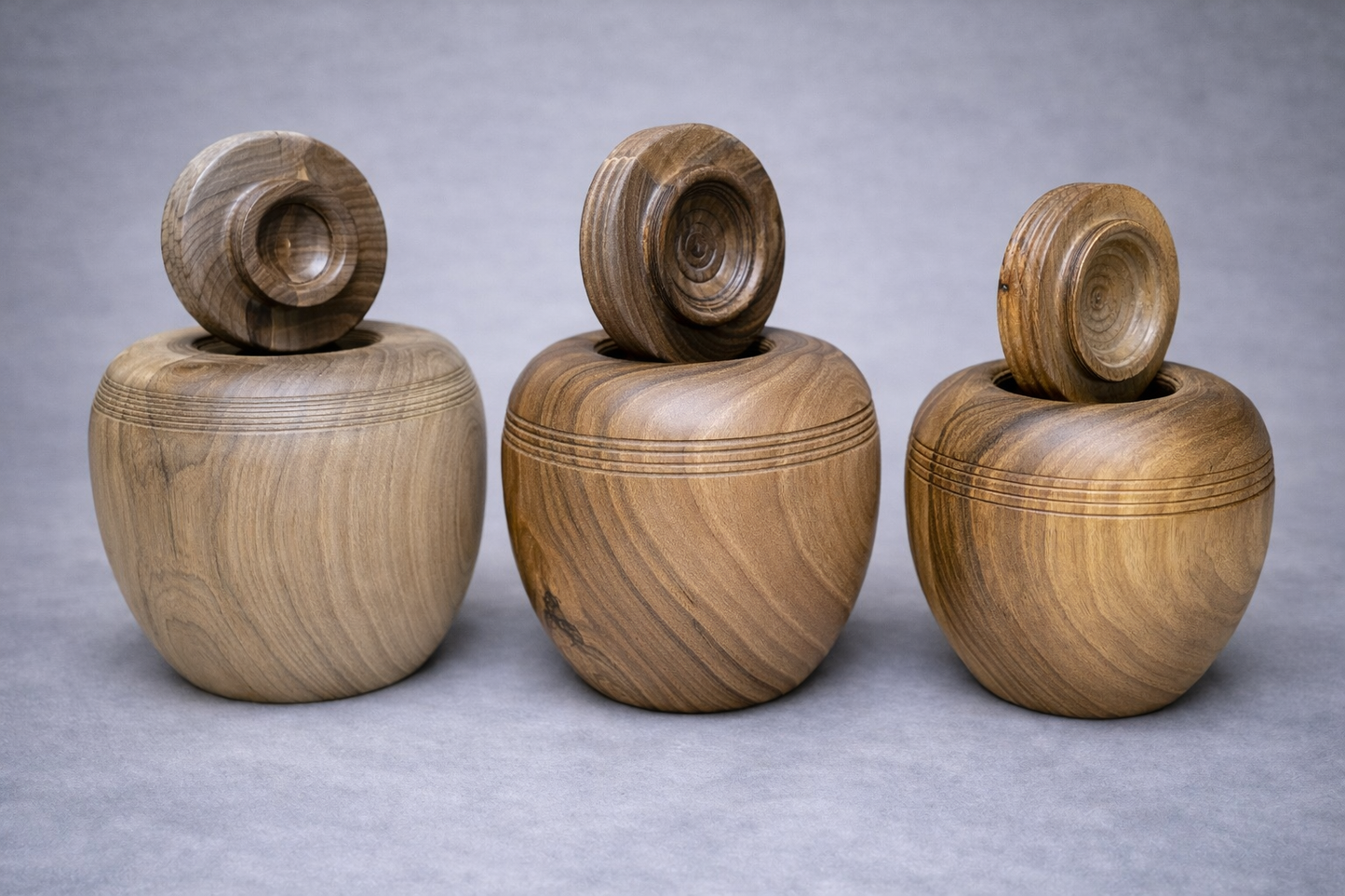 handcrafted pet urn natural wood