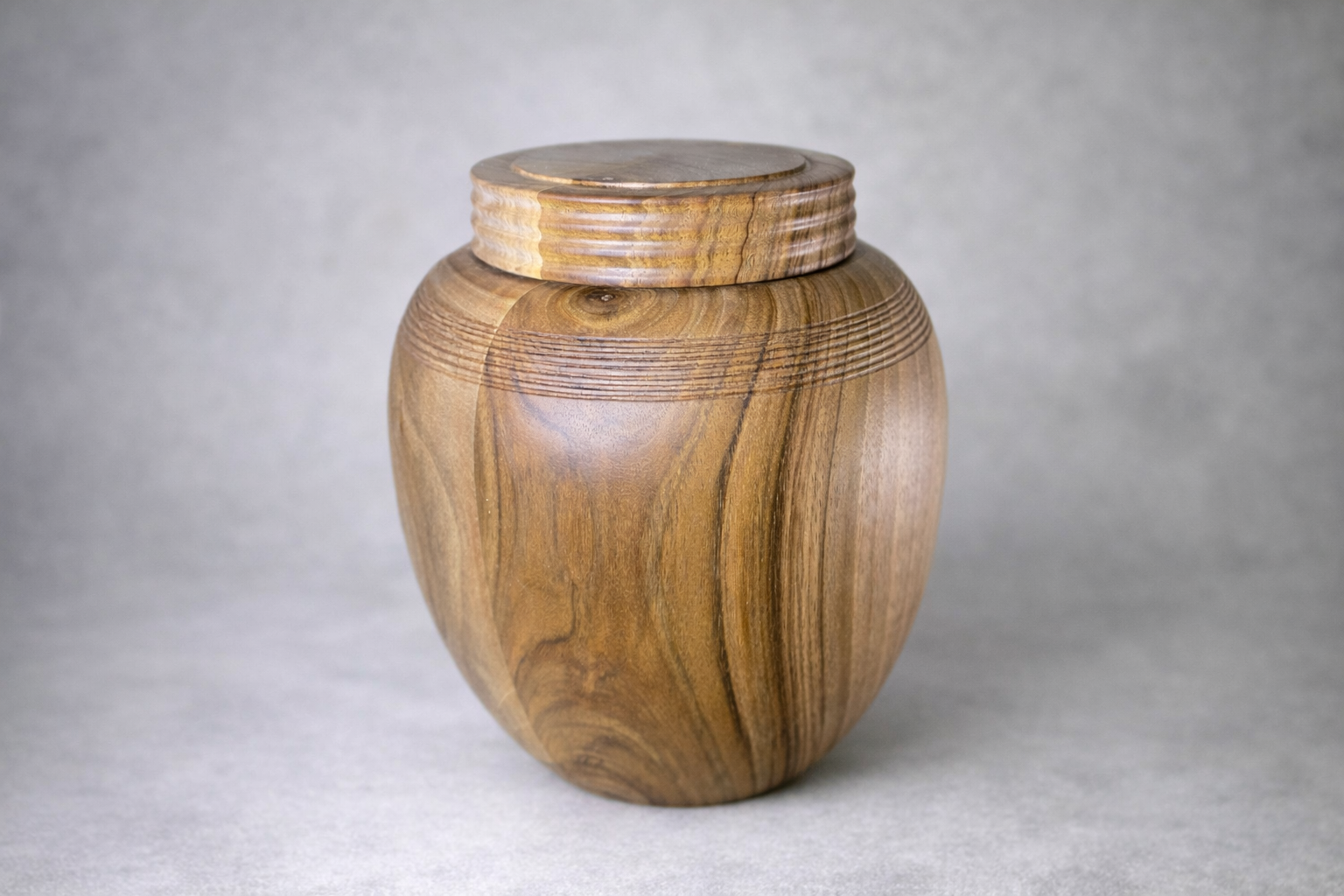 compact wooden pet urn for small dogs and cats