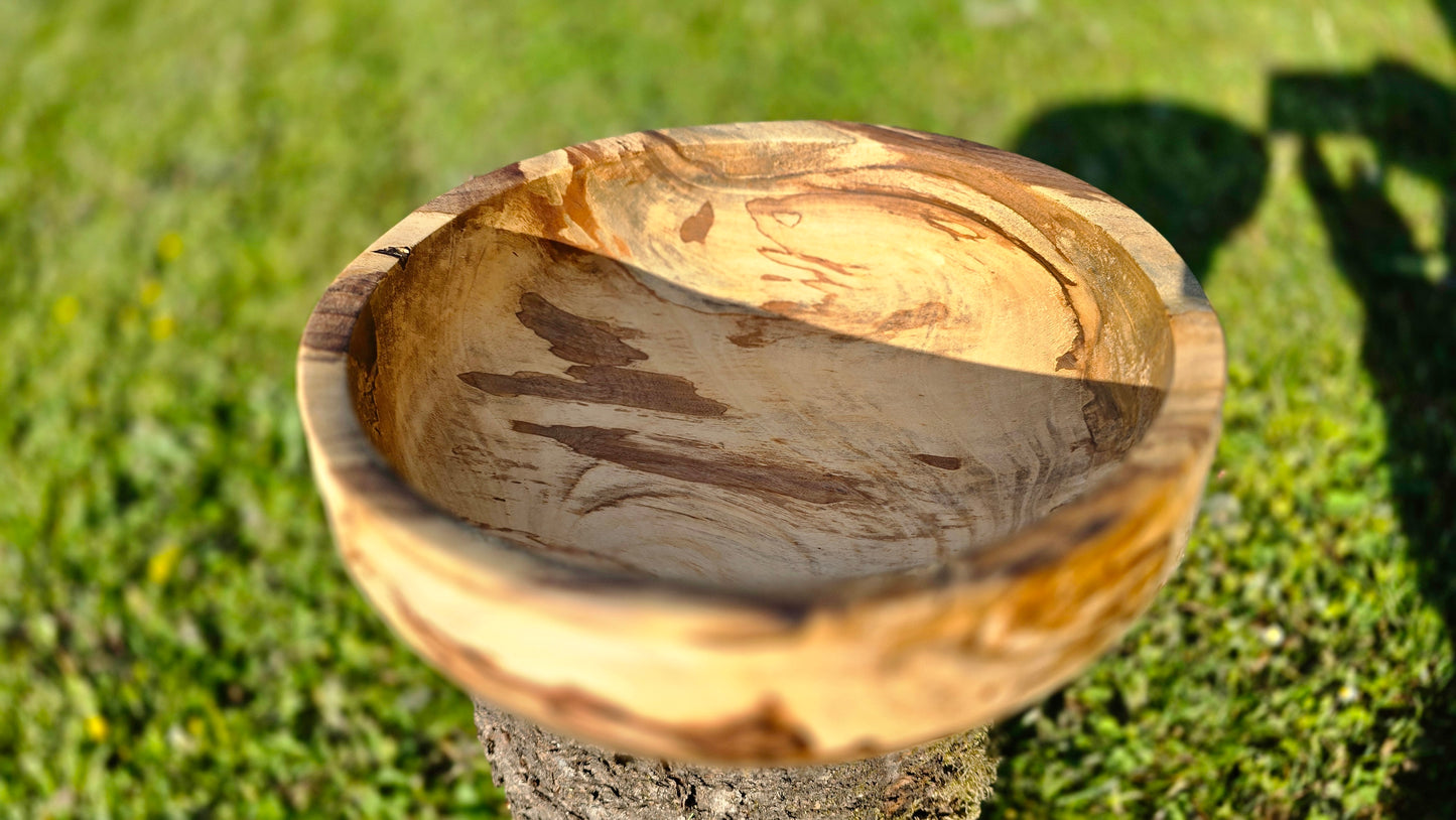 Luxury handmade walnut centerpiece bowl