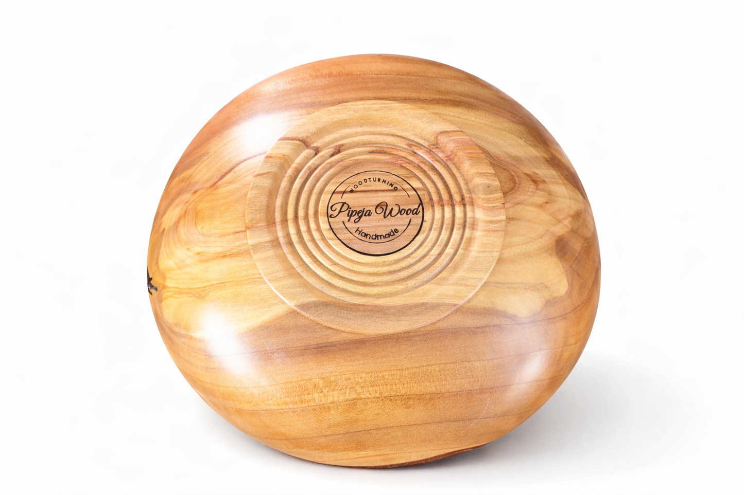 Natural edge wooden bowl bottom