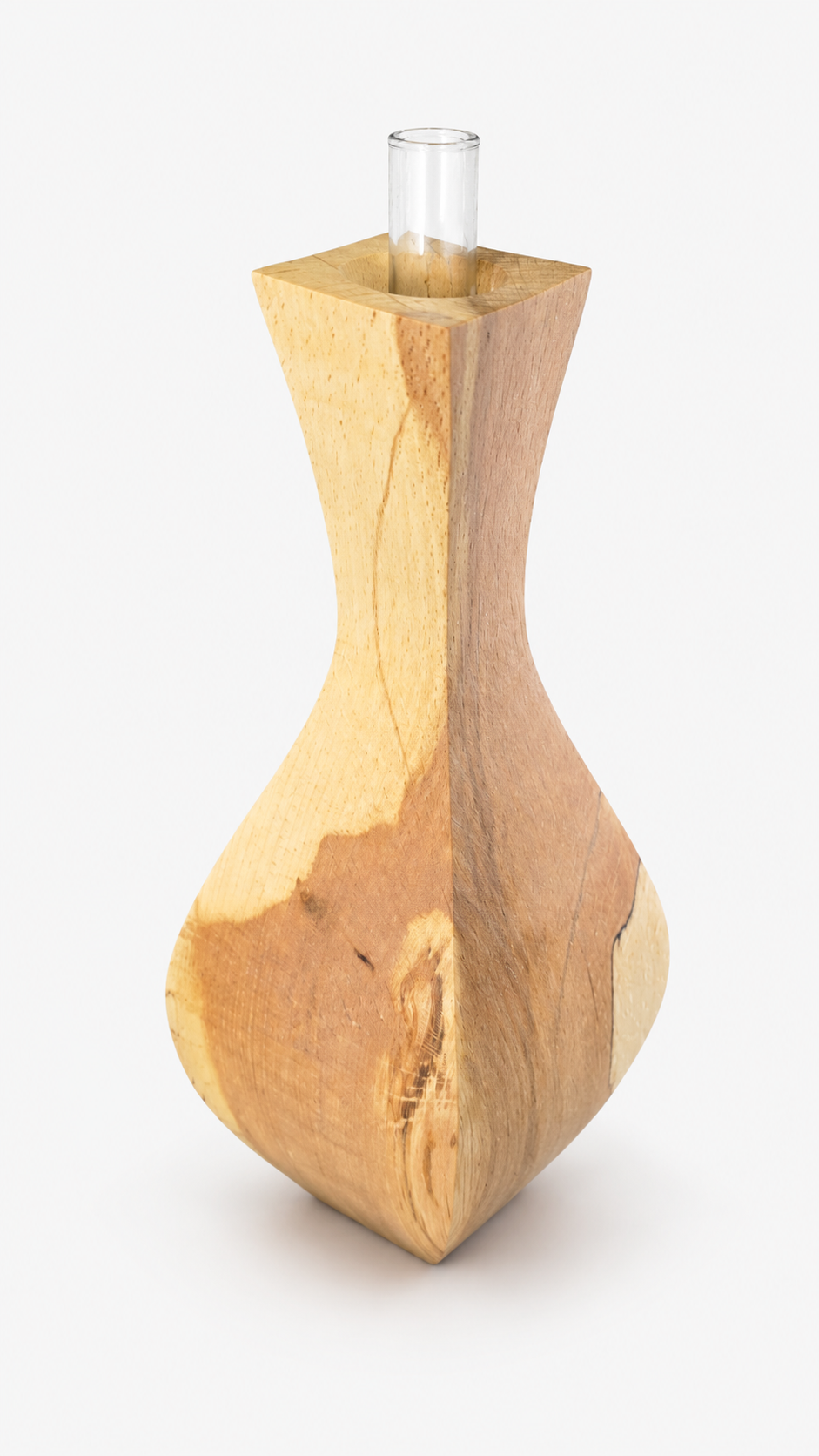 rtisan spalted beech vase for fresh and dried flowers